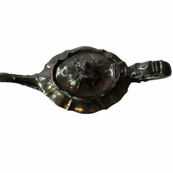 Vintage Aladdin Lamp Coffee Tea Pot Reed & Barton - Picture 10 of 10